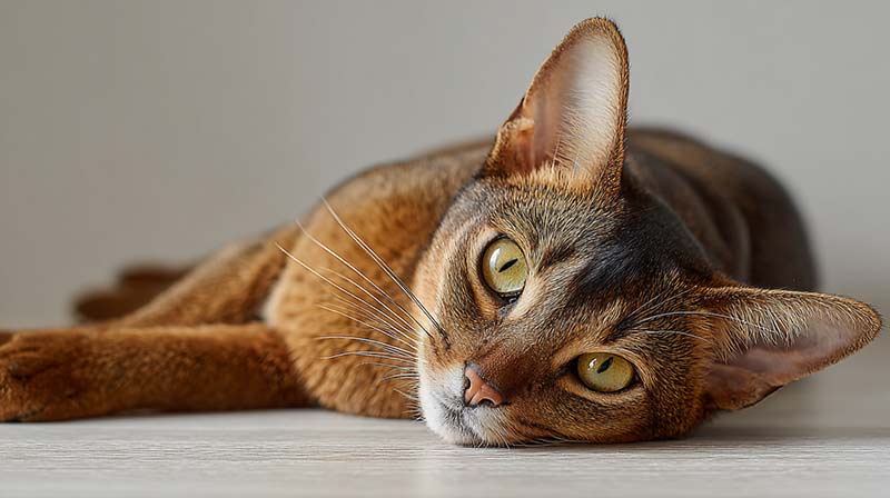 Chat Burmese assis - dépistage ADN de la méthémoglobinémie, une maladie sanguine génétique