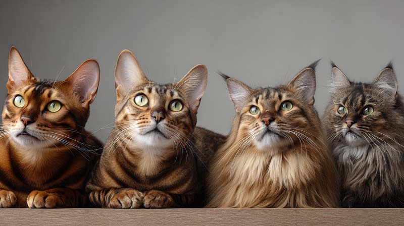 Chat Bengal allongé - dépistage ADN PKDef, une maladie sanguine génétique féline